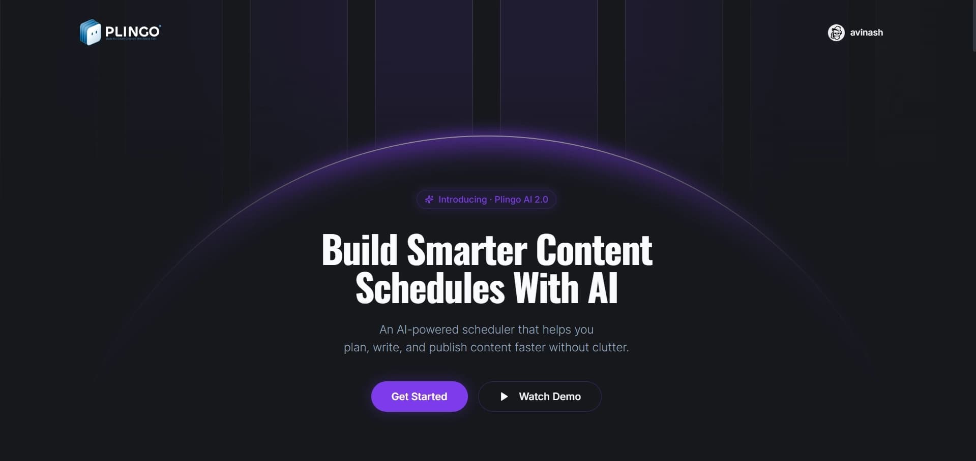 Plingo - Avi | Creative Developer Portfolio